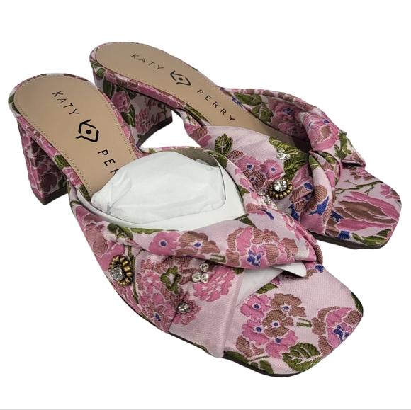 Katy Perry Tooliped Twisted Slip-on Sandals Vintage Pink 5.5 - Picture 6 of 8